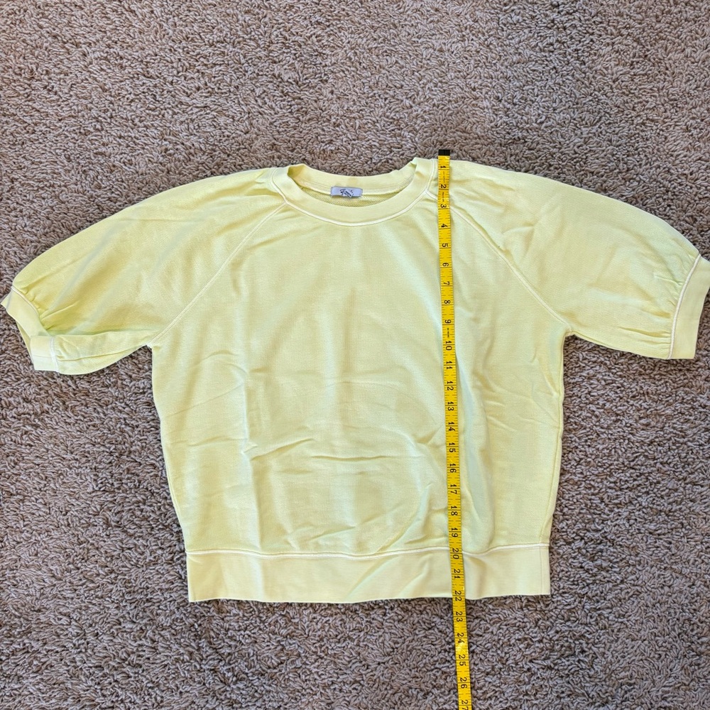 Rails Lia Top Sweatshirt in Limon Size Medium - Picture 8 of 8